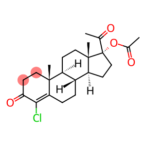 Pregn-4-ene-3,20-dione, 17-(acetyloxy)-4-chloro- (9CI)