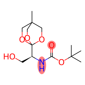 Carbamic acid, [(1S)-2-hydroxy-1-(4-methyl-2,6,7-trioxabicyclo[2.2.2]oct-1-yl)ethyl]-, 1,1-dimethylethyl ester (9CI)