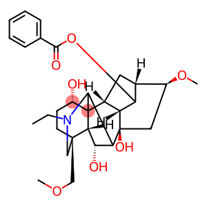 Aconitane-1,6,8,14-tetrol, 20-ethyl-16-methoxy-4-(methoxymethyl)-, 14-benzoate, (1α,6α,14α,16β)-