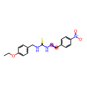 4-nitrobenzaldehyde N-(4-ethoxybenzyl)thiosemicarbazone