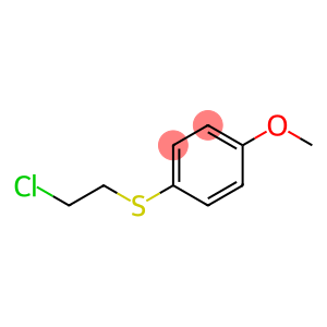 Benzene, 1-[(2-chloroethyl)thio]-4-methoxy-