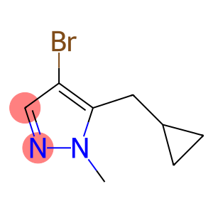 4-溴-5-(环丙基甲基)-1-甲基-1H-吡唑