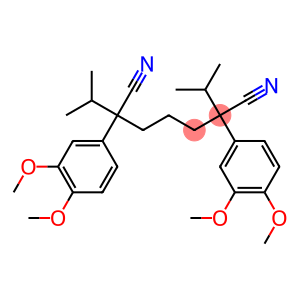2,6-Bis(3,4-dimethoxyphenyl)-2,6-bis(1-methylethyl)-heptane-1,7-dinitrile