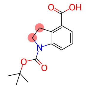 1-(1,1-Dimethylethyl) Ester 2,3-Dihydro-1H-indole-1,4-dicarboxylic Acid