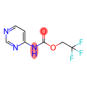 N-(4-pyrimidinyl)carbamic acid 2,2,2-trifluoroethyl ester