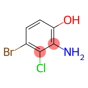 2-氨基-4-溴-3-氯苯酚