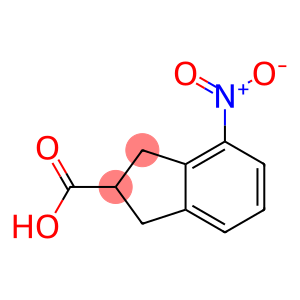 4-硝基-1,3-二氢-1H-茚2-羧基酸