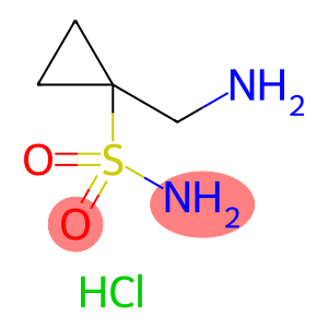 1-(aminomethyl)cyclopropane-1-sulfonamide hydrochloride