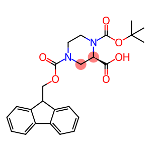 1-TERT-BUTYL 4-(9-H-FLUOREN-9-YLMETHYL) HYDROGEN (2R)-PIPERAZINE-1,2,4-TRICARBOXYLATE