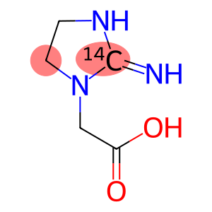 2-Amino-4,5-dihydro-1H-Imidazole-2-14C-1-acetic Acid