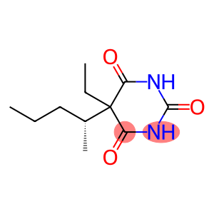 2,4,6(1H,3H,5H)-Pyrimidinetrione, 5-ethyl-5-[(1R)-1-methylbutyl]-