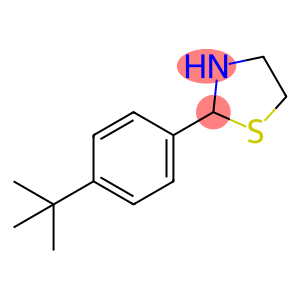 Thiazolidine, 2-[4-(1,1-dimethylethyl)phenyl]-