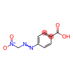 Benzoic acid, 4-[(nitromethyl)azo]- (9CI)