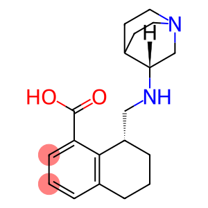 1-Naphthalenecarboxylic acid, 8-[[(3R)-1-azabicyclo[2.2.2]oct-3-ylamino]methyl]-5,6,7,8-tetrahydro-, (8R)-rel-