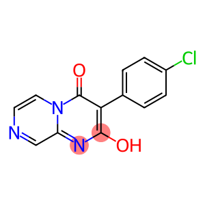4H-Pyrazino[1,2-a]pyrimidin-4-one, 3-(4-chlorophenyl)-2-hydroxy-