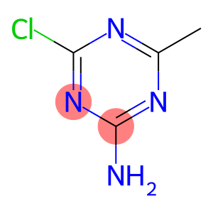 2-Amino-4-chloro-6-methyl-1,3,5-triazine