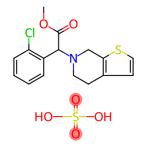 methyl 2-(2-chlorophenyl)-2-(4,5-dihydrothieno[2,3-c]pyridin-6(7H)-yl)acetate, sulfuric acid