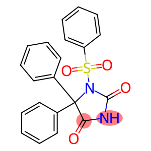 2,4-Imidazolidinedione, 5,5-diphenyl-1-(phenylsulfonyl)-