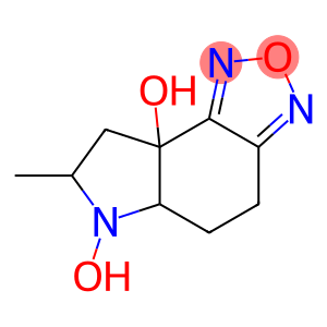 8aH-Pyrrolo[3,2-e]-2,1,3-benzoxadiazol-8a-ol, 4,5,5a,6,7,8-hexahydro-6-hydroxy-7-methyl-
