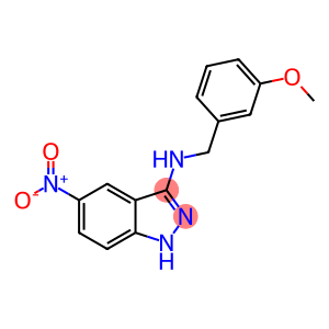 1H-Indazol-3-amine, N-[(3-methoxyphenyl)methyl]-5-nitro-