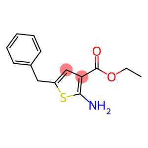 2-amino-5-(phenylmethyl)-3-thiophenecarboxylic acid ethyl ester