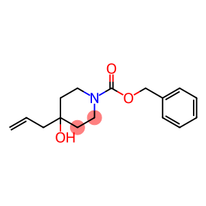 Phenylmethyl 4-hydroxy-4-(2-propen-1-yl)-1-piperidinecarboxylate