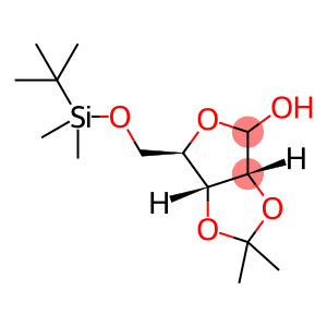 5-O-(叔丁基二甲基硅烷基)-2,3-O-亚异丙基-D-呋喃核糖苷