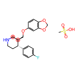(3S,4R)-3-((Benzo[d][1,3]dioxol-5-yloxy)methyl)-4-(4-fluorophenyl)piperidine methanesulfonate