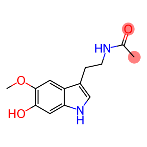 n-(2-(6-hydroxy-5-methoxyindol-3-yl)ethyl)-acetamid