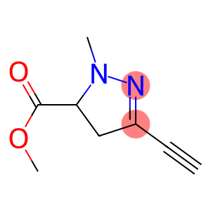 1H-Pyrazole-5-carboxylicacid,3-ethynyl-4,5-dihydro-5-methyl-,methylester(9CI)