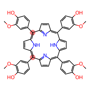 4,4',4'',4'''-(21H,23H-Porphine-5,10,15,20-tetrayl)tetrakis(2-methoxyphenol)