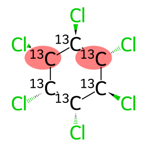 α-1,2,3,4,5,6-Hexachlorocyclohexane-13C6