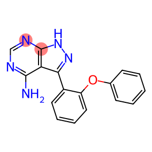 1H-Pyrazolo[3,4-d]pyrimidin-4-amine, 3-(2-phenoxyphenyl)-
