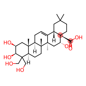 Olean-12-en-28-oicacid, 2,3,16,23,24-pentahydroxy-, (2b,3b,16a)-