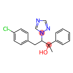 1-[2-(4-Chlorophenyl)-1-(1-hydroxy-1-phenylethyl)ethyl]-1,2,4-triazole3-(4-Chlorophenyl)-1-methyl-1-phenyl-2-(1,2,4-triazol-1-yl)-1-propanol