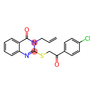 3-allyl-2-((2-(4-chlorophenyl)-2-oxoethyl)thio)quinazolin-4(3H)-one