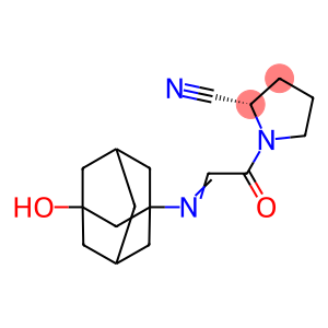 2-Pyrrolidinecarbonitrile, 1-[2-[(3-hydroxytricyclo[3.3.1.13,7]dec-1-yl)imino]acetyl]-, (2S)-