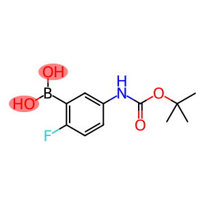 (5-((叔丁氧基羰基)氨基)-2-氟苯基)硼酸