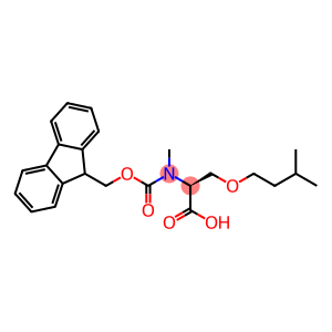 (2S)-2-({[(9H-fluoren-9-yl)methoxy]carbonyl}(methyl)amino)-3-(3-methylbutoxy)propanoic acid