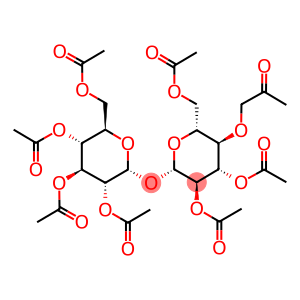 α-D-Glucopyranoside, 2,3,4,6-tetra-O-acetyl-β-D-glucopyranosyl, tetraacetate (9CI)