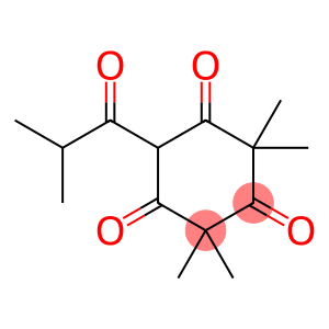 1,3,5-Cyclohexanetrione, 2,2,4,4-tetramethyl-6-(2-methyl-1-oxopropyl)-