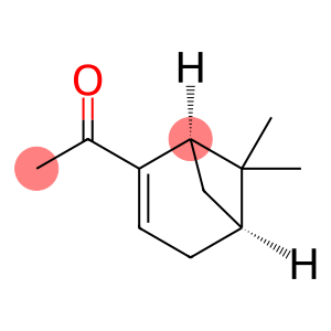 Ethanone, 1-[(1R,5S)-6,6-dimethylbicyclo[3.1.1]hept-2-en-2-yl]- (9CI)