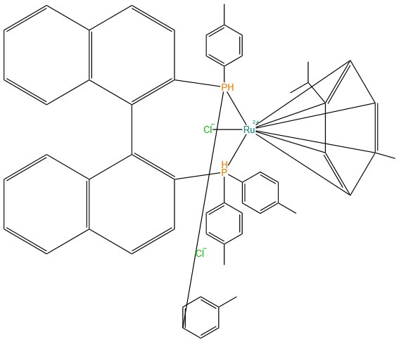 氯[(S)-(-)-2,2'-二(二-对甲苯基膦)-1,1'-联萘](p-伞花素)氯化钌(II)