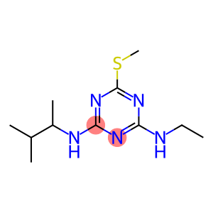 2-((1,2-dimethylpropyl)amino)-4-ethylamino-6-methylthio-s-triazin