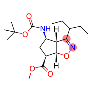 (3AS,4S,6R,6AR)-4-[叔丁氧羰基氨基]-3-(1-乙基丙基)-3A,5,6,6A-四氢-4H-环戊并[D]异恶唑-6-羧酸甲酯