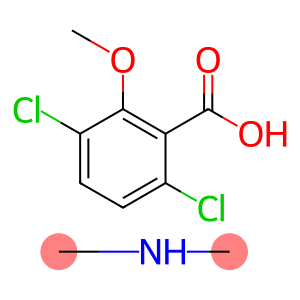 3,6-dichloro-o-anisic acid, compound with dimethylamine (1:1)