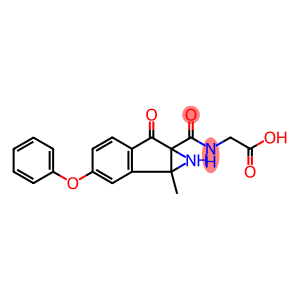 (1a-methyl-6-oxo-3-phenoxy-1,1a,6,6a-tetrahydroindeno[1,2-b]azirine-6a-carbonyl)glycine