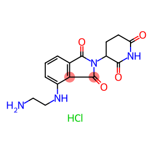 4-[(2-aminoethyl)amino]-2-(2,6-dioxopiperidin-3-yl)-2,3-dihydro-1H-isoindole-1,3-dionehydrochloride