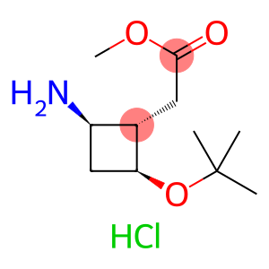 methyl2-[(1R,2S,4R)-2-amino-4-(tert-butoxy)cyclobutyl]acetate hydrochloride