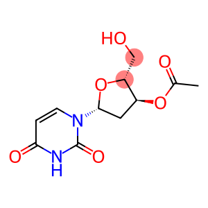 Uridine, 2'-deoxy-, 3'-acetate